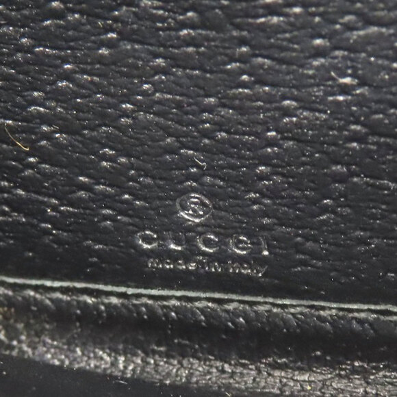 GUCCI Black Leather Horsebit Wallet - Picture 6 of 11